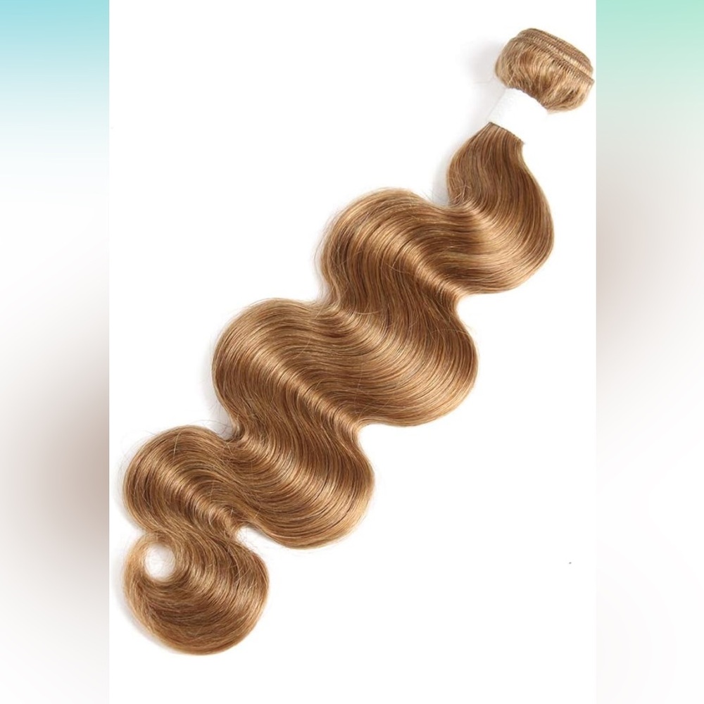 X-TRESS Human Hair Sew In Weave Bundle Honey Blonde 14inch & 18inch